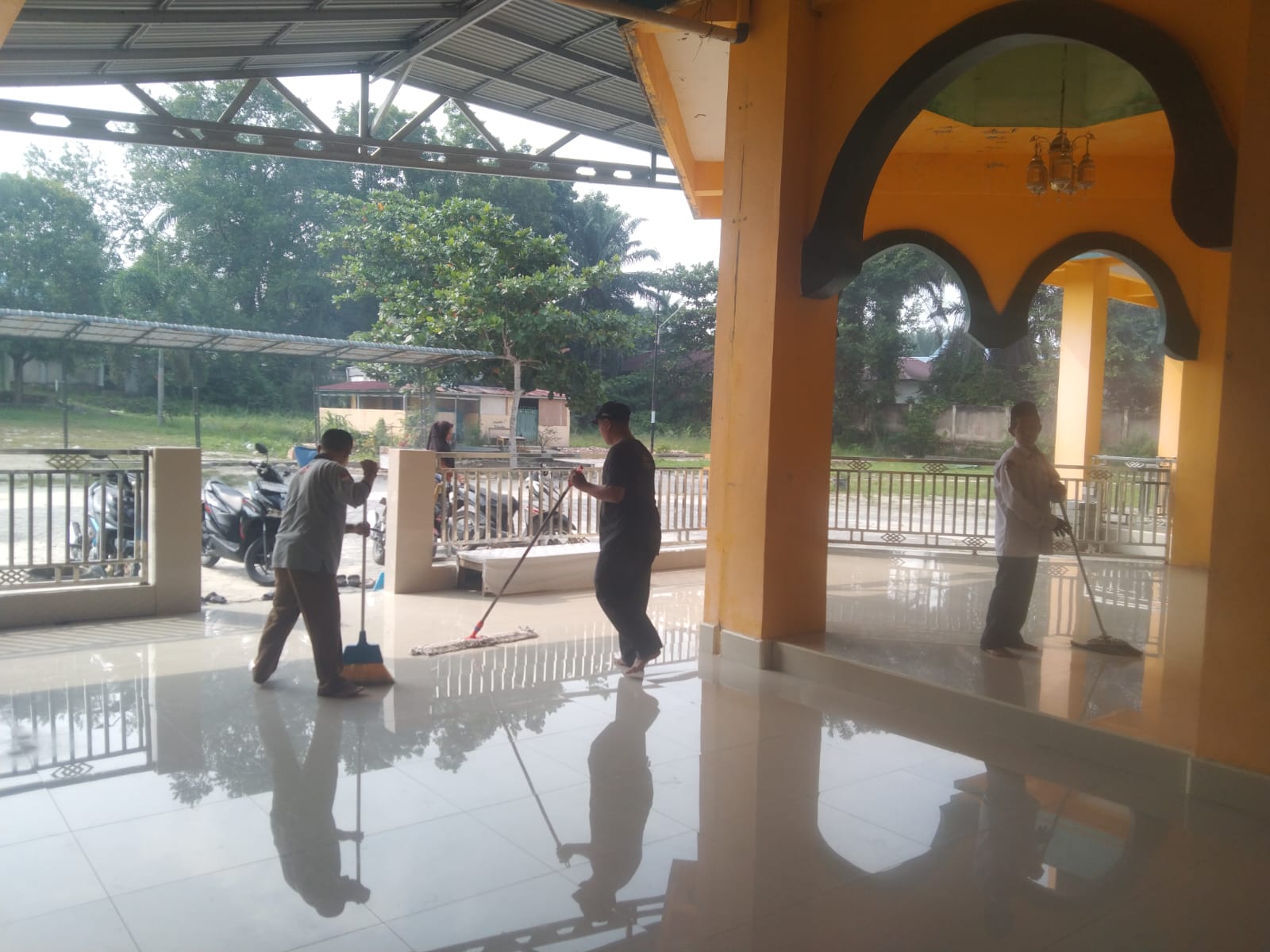 Dokumentasi kegiatan GEBER MASJID KUA LUBUK DALAM