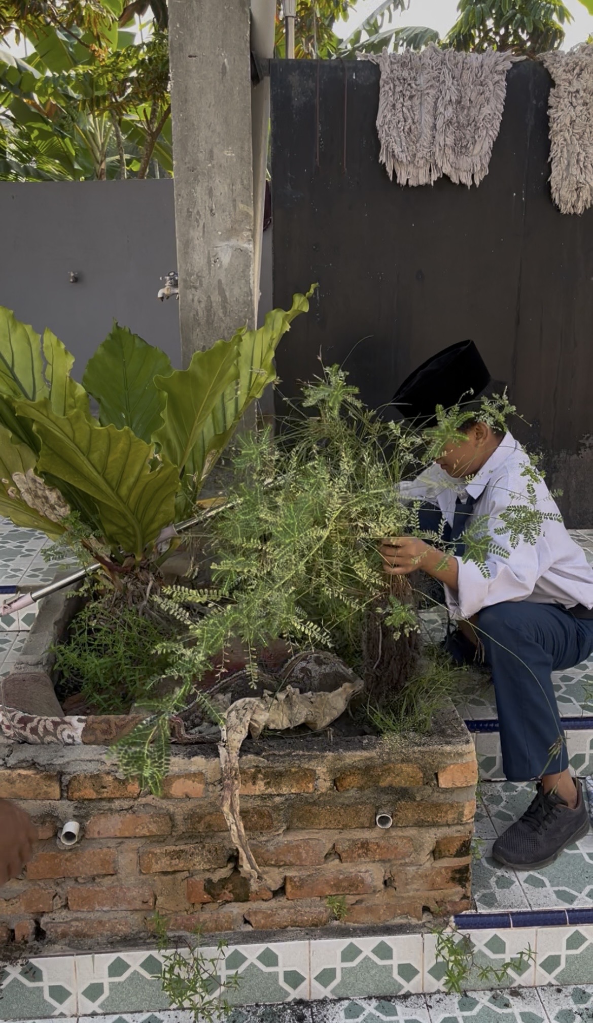 Dokumentasi kegiatan Gerakan Bersih-Bersih Masjid di Masjid Baiturrahim
