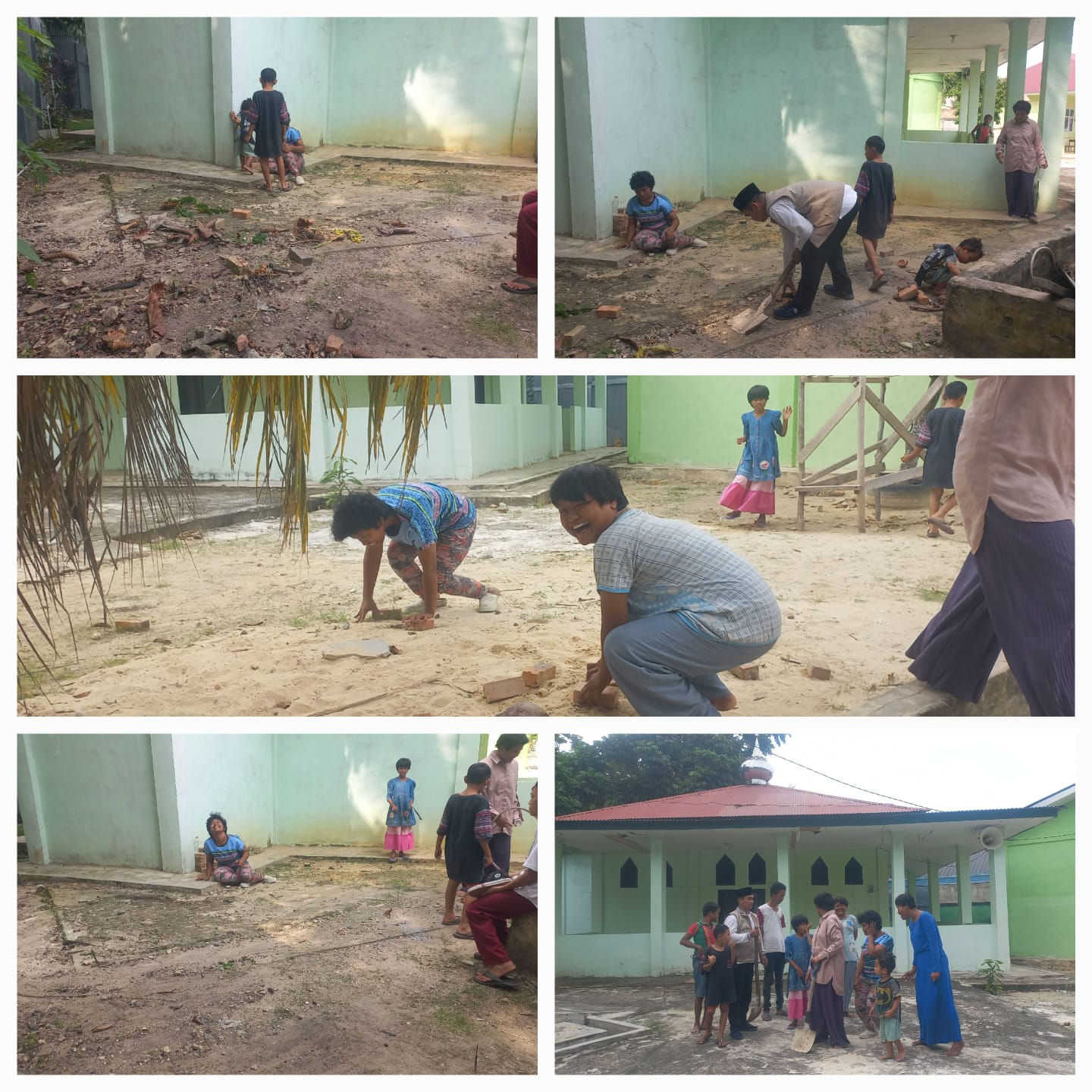 Dokumentasi kegiatan Bersih-bersih Masjid/Mushall